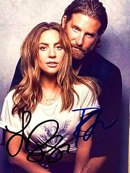 Amazon.co.jp: レディーガガとブラッドリークーパー直筆サイン